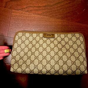 Vintage Gucci large toiletry makeup bag